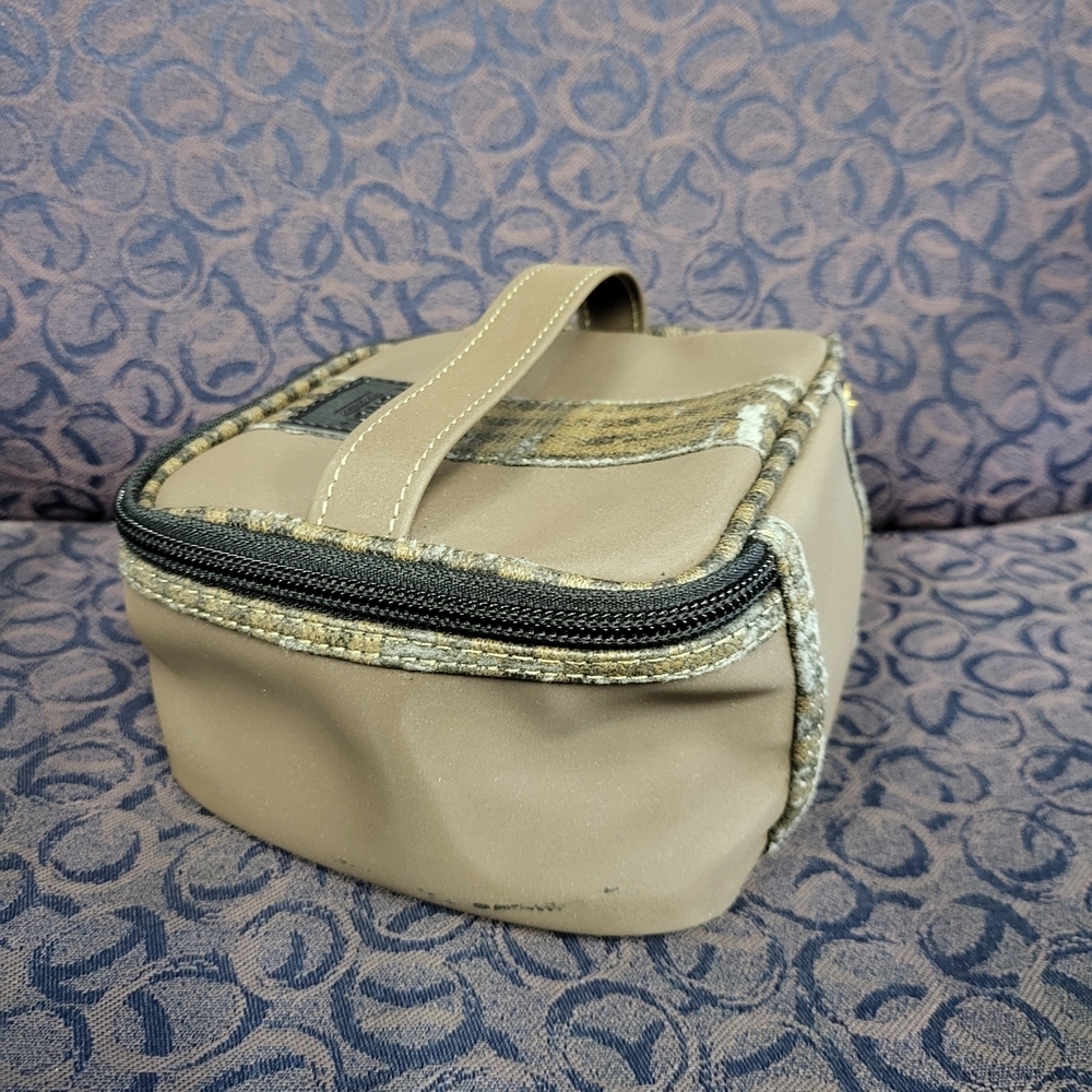 Vintage Fendi Complemento Brown Nylon Vanity Case..w/COA - Picture 3 of 11